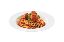 Mỳ Ý Thịt Viên Trộn Sốt Cà Chua